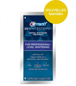 bande crest white whitestrips professional effects